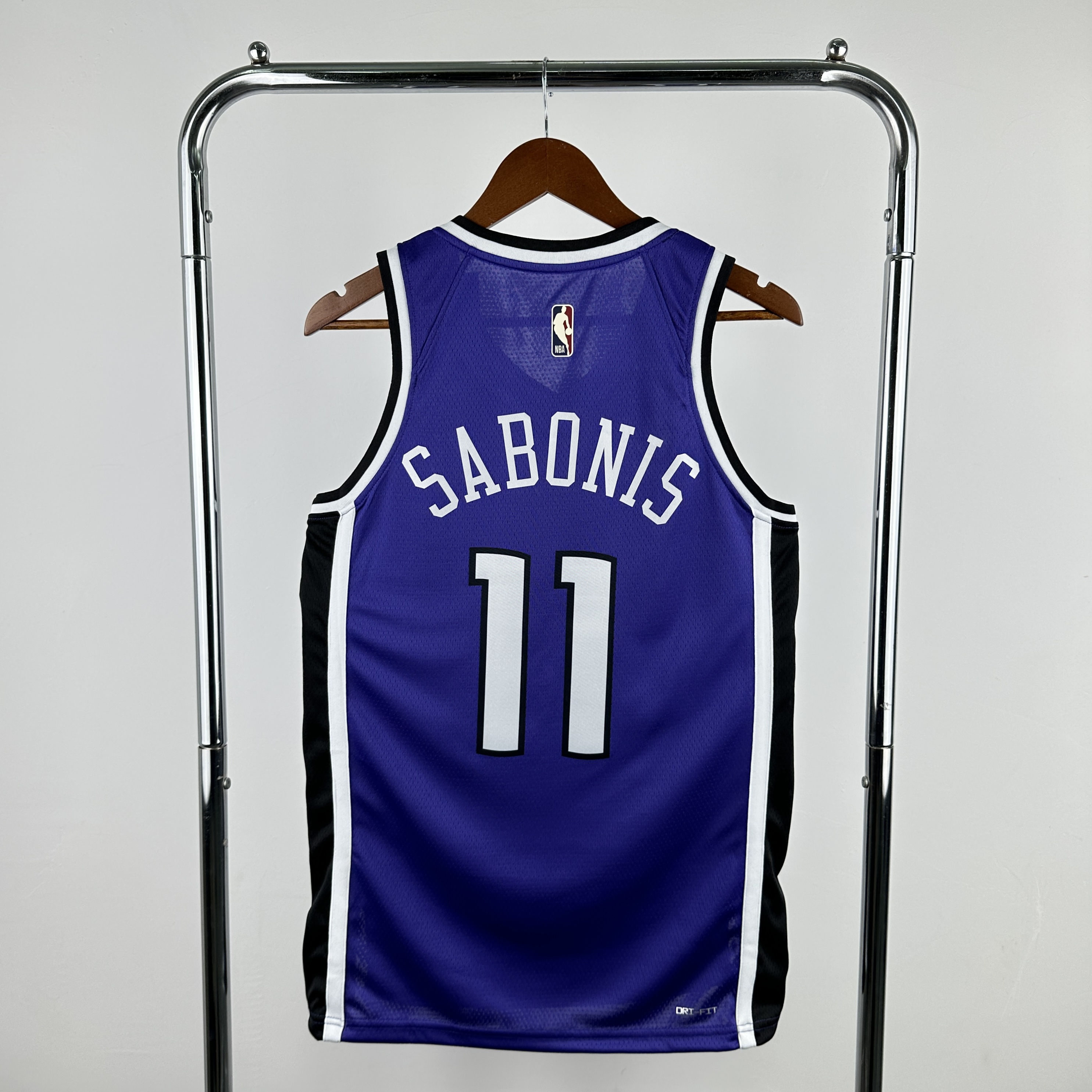 Men Sacramento Kings 11 Sabonis Purple Throwback Season Nike 2025 NBA Jersey